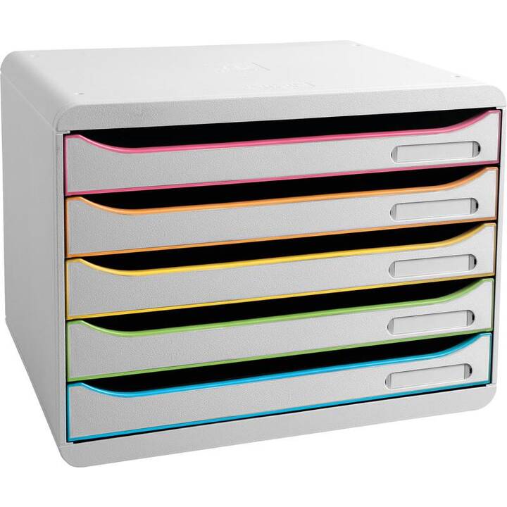 EXACOMPTA Büroschubladenbox (A4+, 35.5 cm  x 27.1 cm, Weiss)