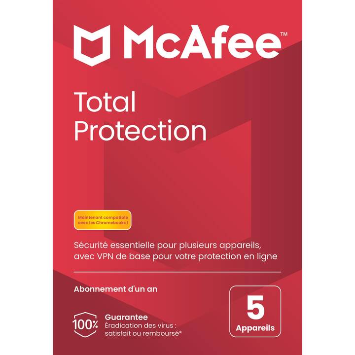 MCAFEE Total Protection (Abbonamento, 5x, 12 Mesi, Francese)