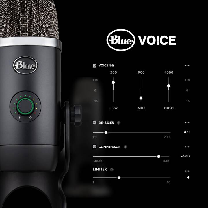 BLUE Yeti X Microfono da tavolo (Nero)