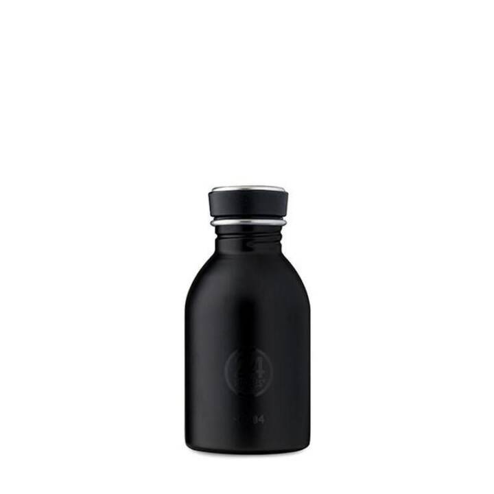 24BOTTLES Trinkflasche Urban Tuxedo Black (0.25 l, Schwarz)