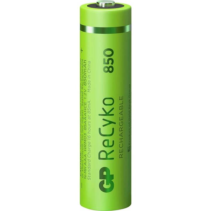 GP ReCyko Rechargeable Batterie (AAA / Micro / LR03, 8 Stück)