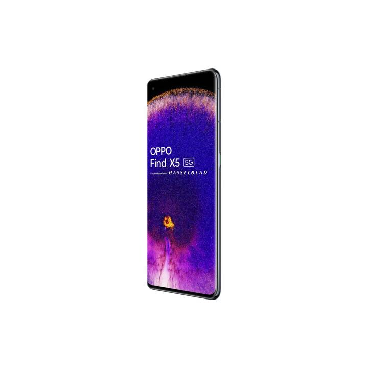 OPPO Find X5 (5G, 256 GB, 6.55", 50 MP, Schwarz)