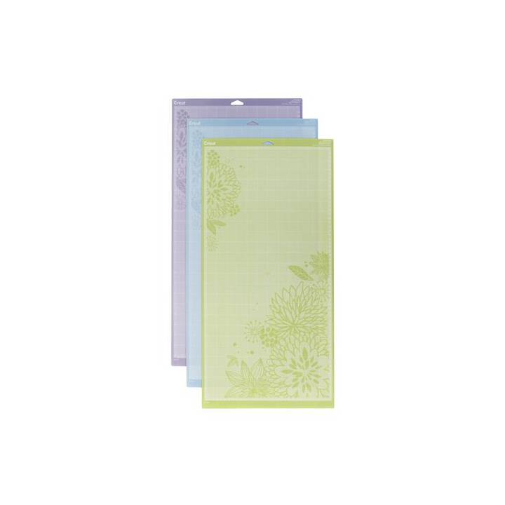 CRICUT Stuoie da taglio Variety Pack (610 mm x  305 mm, Verde, Blu, Viola)