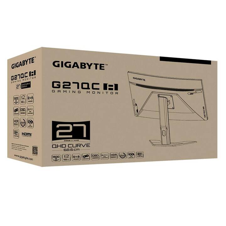 GIGABYTE TECHNOLOGY G27QC A (27", 2560 x 1440)