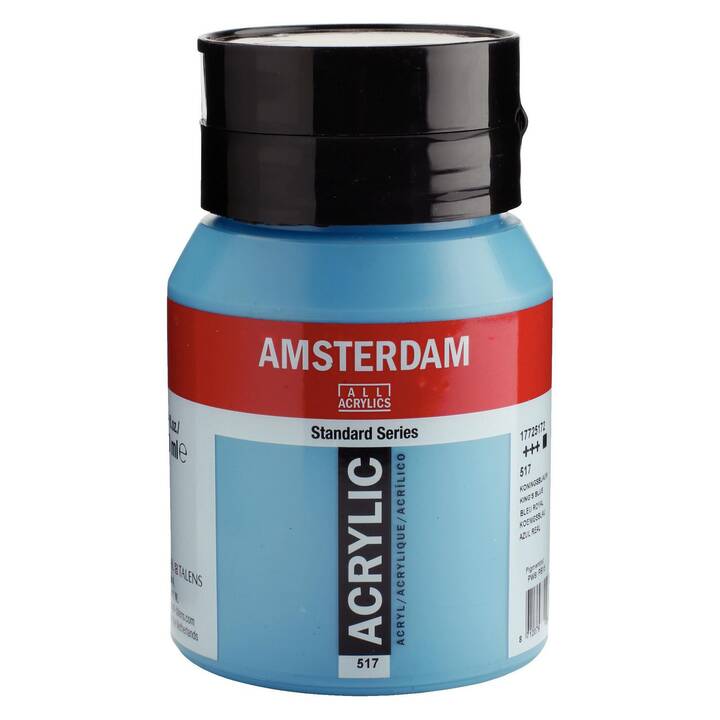 AMSTERDAM Colore acrilica (500 ml, Blu)