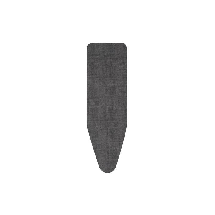 BRABANTIA Denim Black Fodera per asse da stiro (124 cm x 38 cm, 1 pezzo)