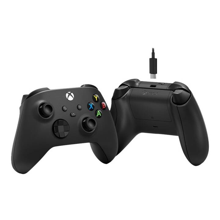 MICROSOFT Wireless Controller + USB-C Manette (Carbone)