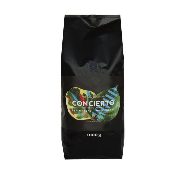 TROPICAL MOUNTAINS Caffè in grani Espresso Concierto (1000 g)