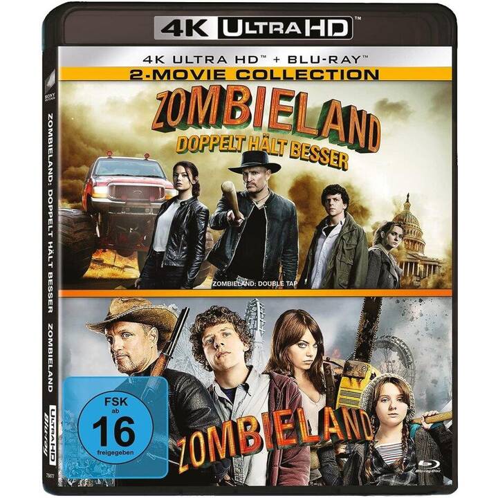 Zombieland 1 & 2 - 2-Movie Collection (4K Ultra HD, DE, EN)