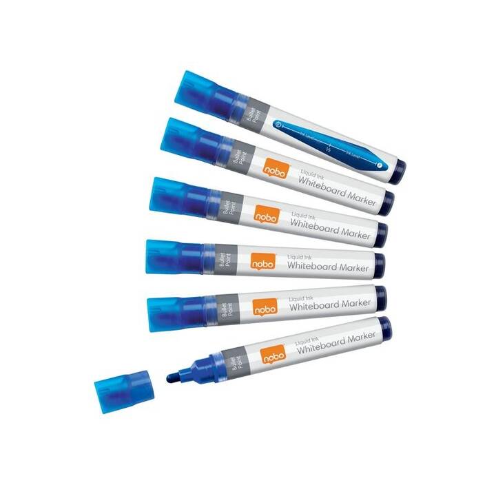 NOBO Whiteboard Marker Liquid Ink (Blau, 10 Stück)