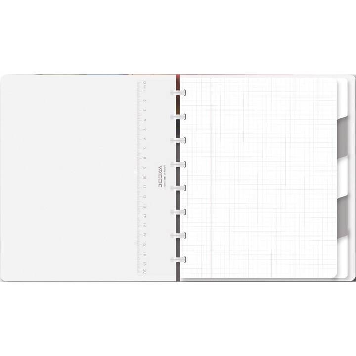 ADOC Carnets Pap-Ex Black&White (A4, Quadrillé)