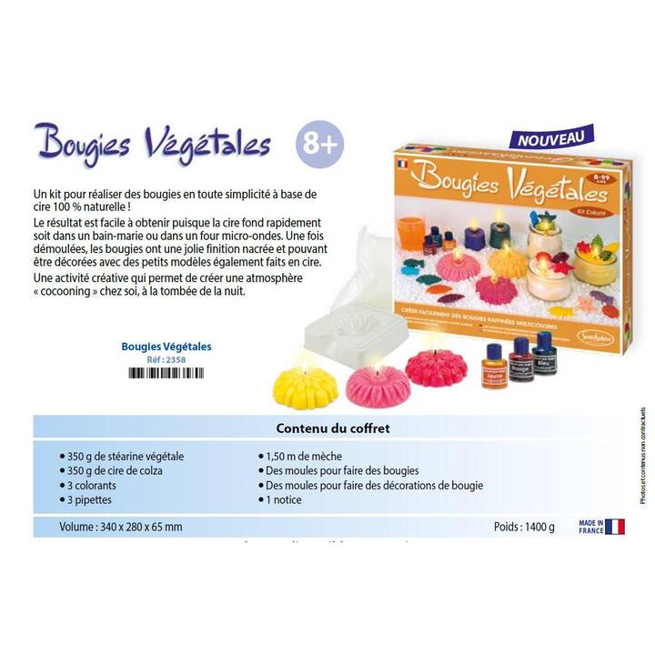 Bougies Végétales Scatola di sperimentazione (Luce)