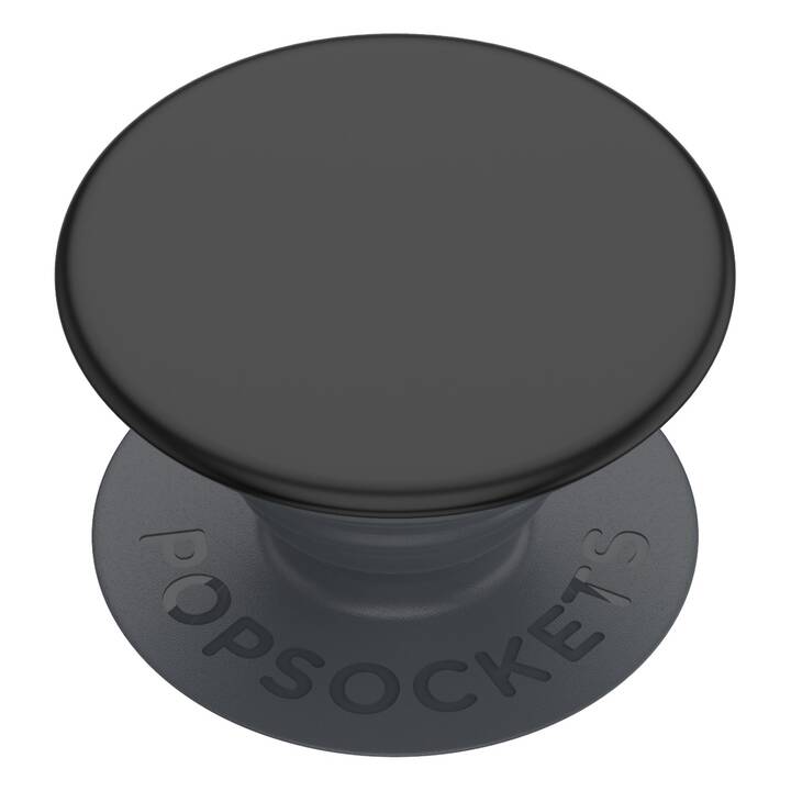 POPSOCKETS Basic Black Fingerhalter (Schwarz)