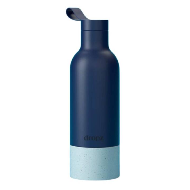 DROPZ Gourde (500 ml, Bleu foncé, Bleu clair)