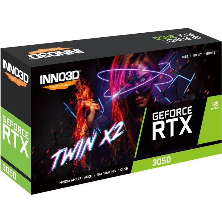 INNO3D Twin X2 Nvidia GeForce RTX 3050 (8 GB)