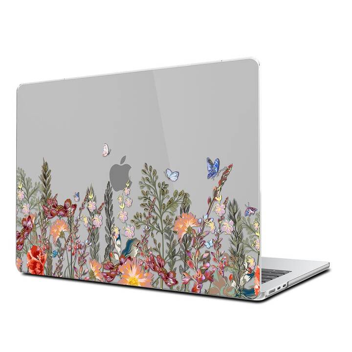 EG Coque rigide (MacBook Air 13" M3 2024, Fleurs, Multicolore)