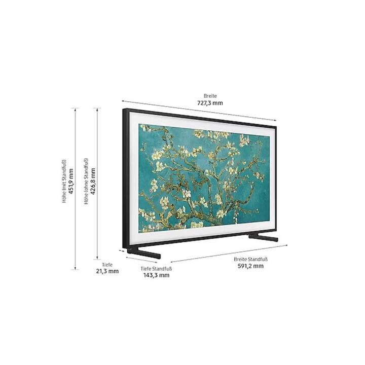 SAMSUNG QE32LS03CBU The Frame Smart TV (32", LCD, Full HD)