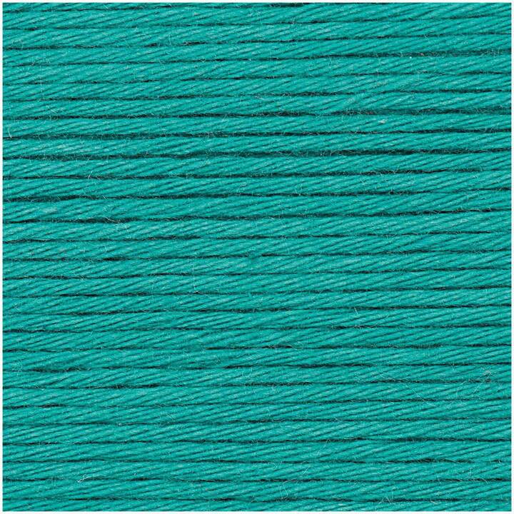 RICO DESIGN Laine Creative Cotton Aran (50 g, Vert, Petrol)