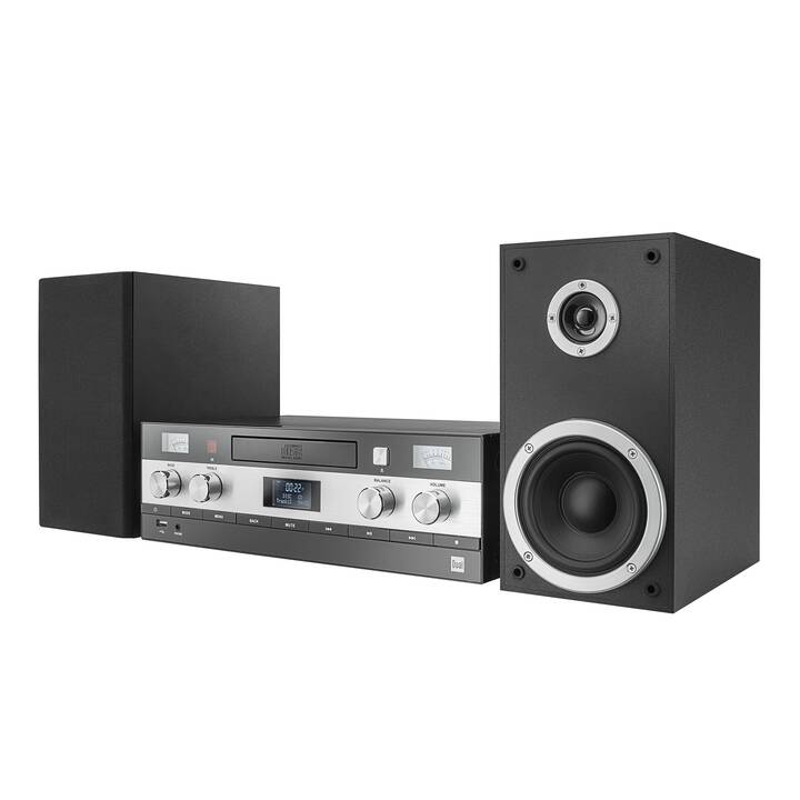 DUAL DAB-MS 130 (Argento, Nero, Bluetooth, CD)