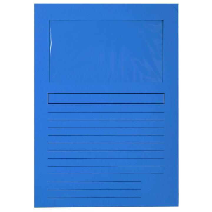 BIELLA Dossier d'index Evergreen (Bleu, A4, 10 pièce)