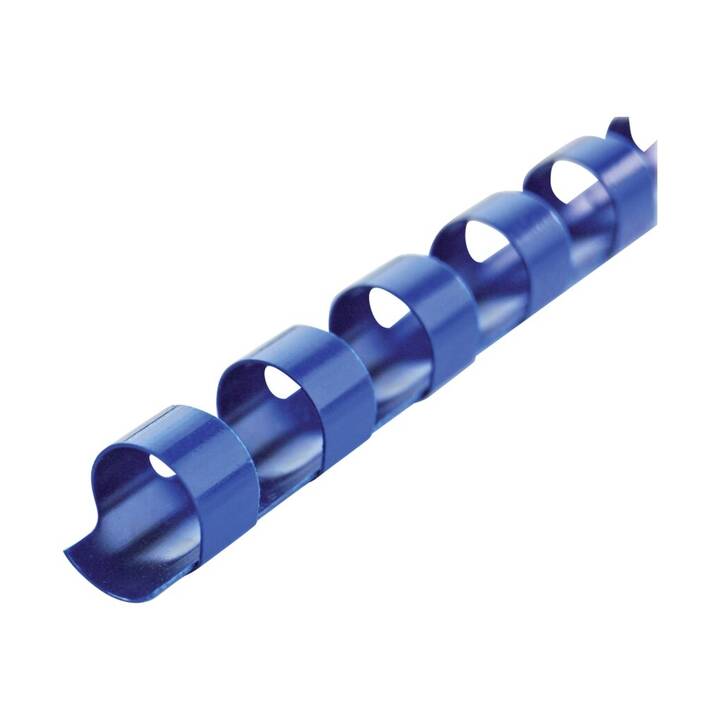 GBC Anneaux de reliure plastique (10 mm, Bleu)