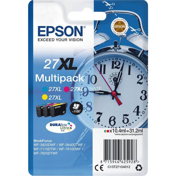EPSON T27154012 (Jaune, Magenta, Cyan, Multipack)