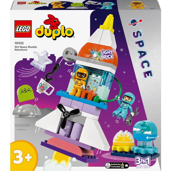 LEGO DUPLO Town 3-in-1-Spaceshuttle für viele Abenteuer (10422)