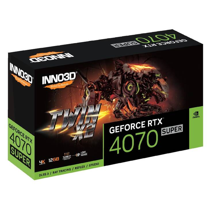 INNO3D Twin X2 Nvidia GeForce RTX 4070 SUPER (12 Go)