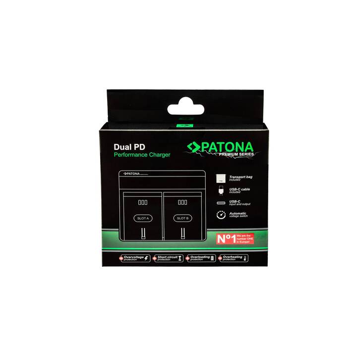 PATONA Premium Dual PD Batterie et chargeur
