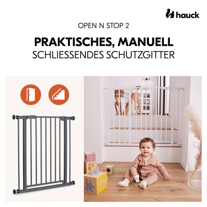 HAUCK Barrière de protection pour les portes Open N Stop 2 (75 cm - 80 cm)