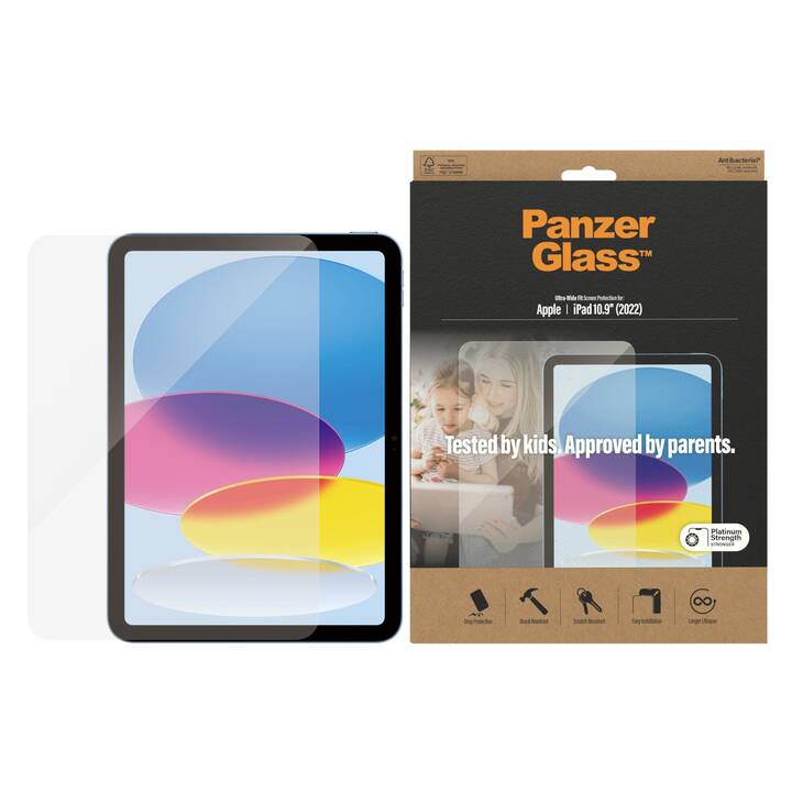 PANZERGLASS Bildschirmfolie (10.9", iPad (10. Gen. 2022), Einfarbig, Transparent)