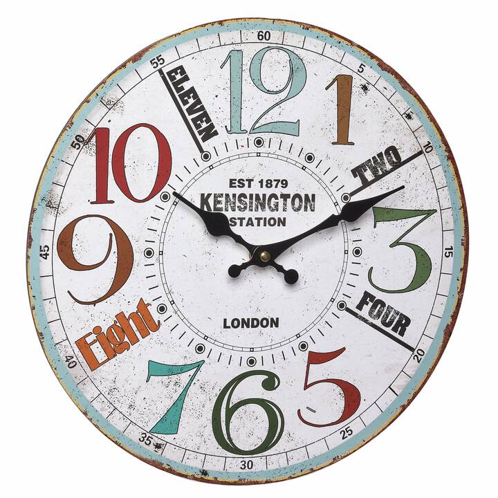 TFA Vintage Kensington Horloge murale (Analogique, 4.1 cm)
