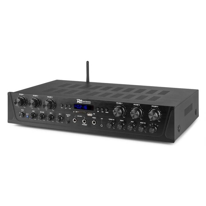 POWER DYNAMICS Pro PV260BT (Amplificateur de stereo, Noir)
