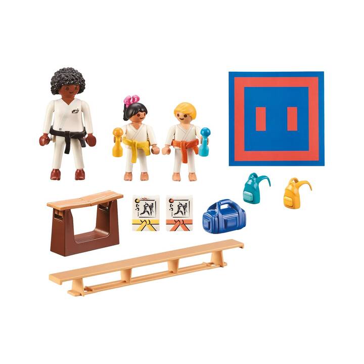 PLAYMOBIL Sports et Action Set cadeau Entrainement de karaté (71186)