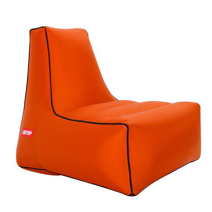 EG divano gonfiabile - arancione - 100cmx80cmx90cm