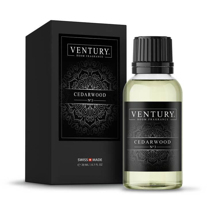 VENTURY Huile de parfum pour appareil Cedarwood N°3 (Cèdre, Iris, Vanille)
