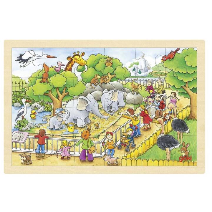GOKI Tiere Puzzle (24 x)