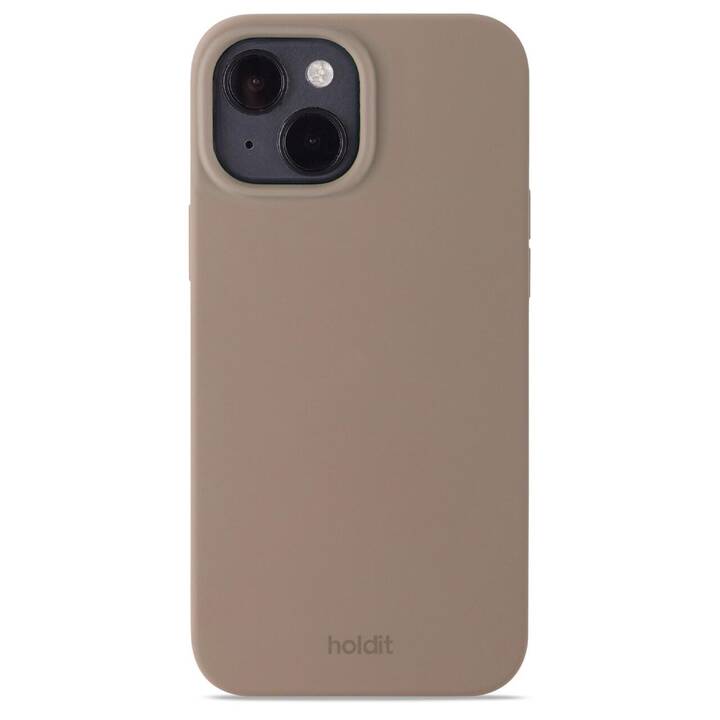 HOLDIT Backcover (iPhone 13, iPhone 14, Marrone)