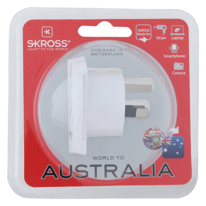 SKROSS Single Travel Adapter World to AUS/CN