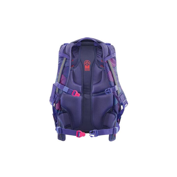 COOCAZOO Zaino Matè Indigo Illusion (30 l, Porpora, Multicolore)