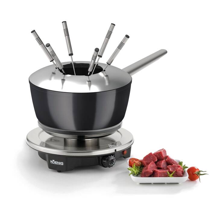 KOENIG Set per Fondue One-for-All (Bourguignonne, Formaggio, Chinoise)