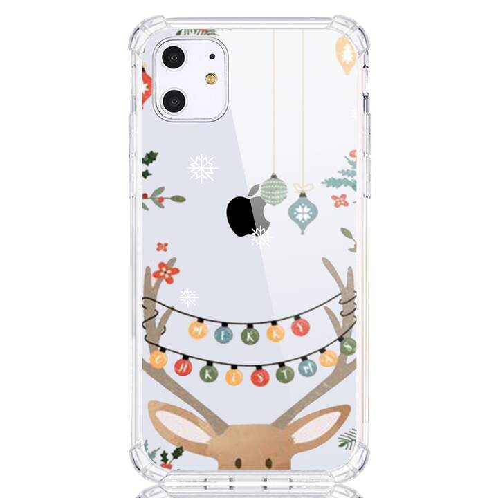 EG custodia posteriore morbida in TPU per iPhone 11 Pro 5.8" (2019) - trasparente - natale