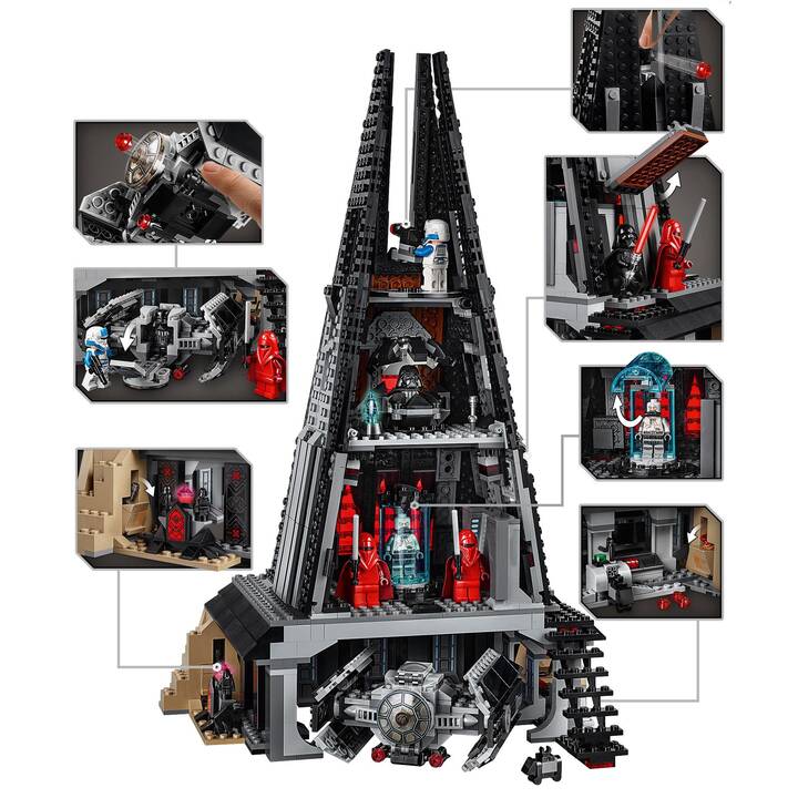 LEGO Star Wars Darth Vaders Festung (75251, seltenes Set)