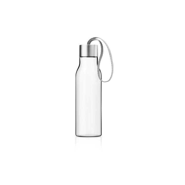 EVA SOLO Trinkflasche Marble Grey (0.5 l, Transparent, Grau)