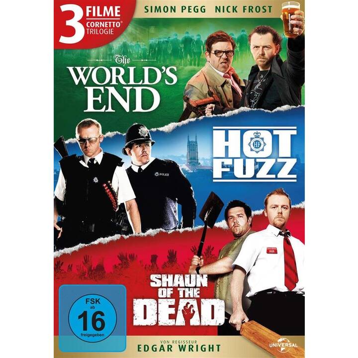 The World's End / Hot Fuzz / Shaun of the Dead - Cornetto Trilogie  (DE, EN)
