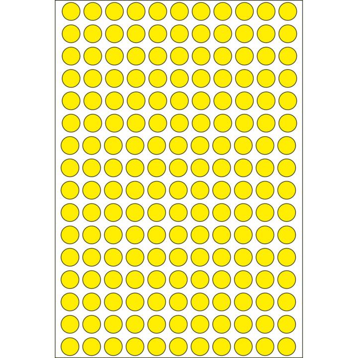HERMA Etiketten (Gelb, 5632 Stück)