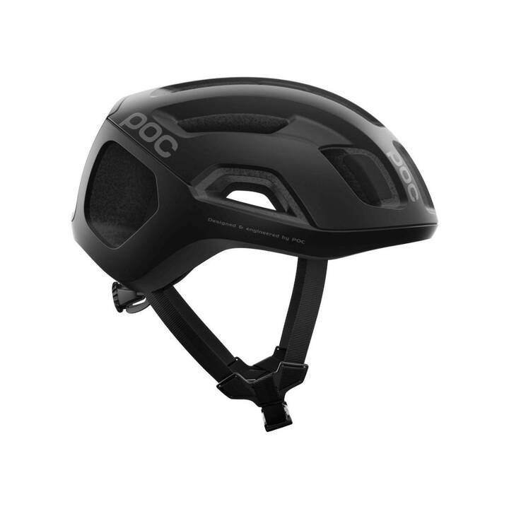 POC Unisexe Casque de vélo de course Ventral Air MIPS (M, Noir)