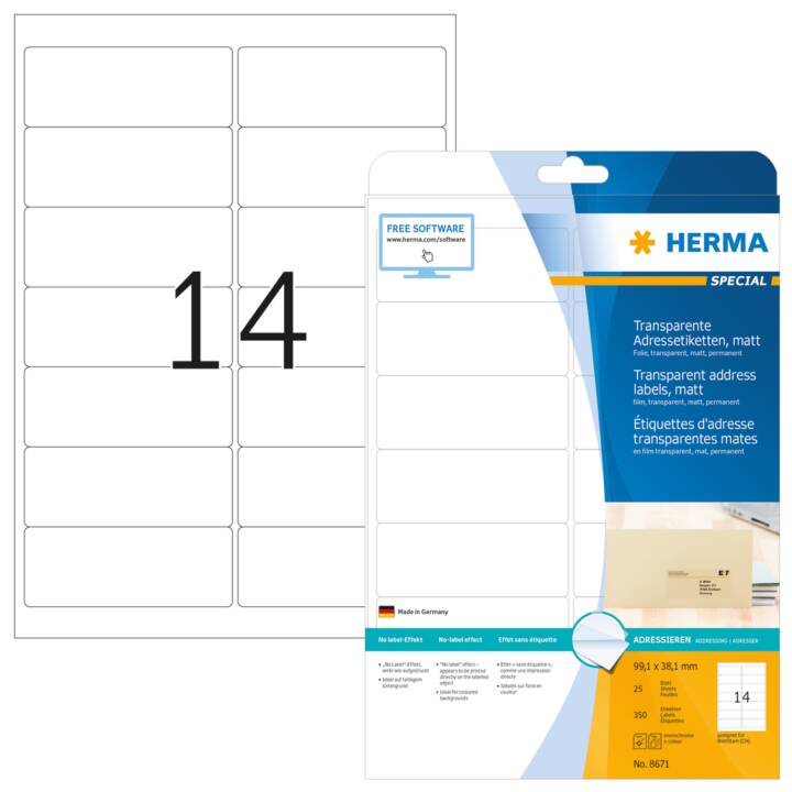 HERMA Special (38.1 x 99.1 mm)