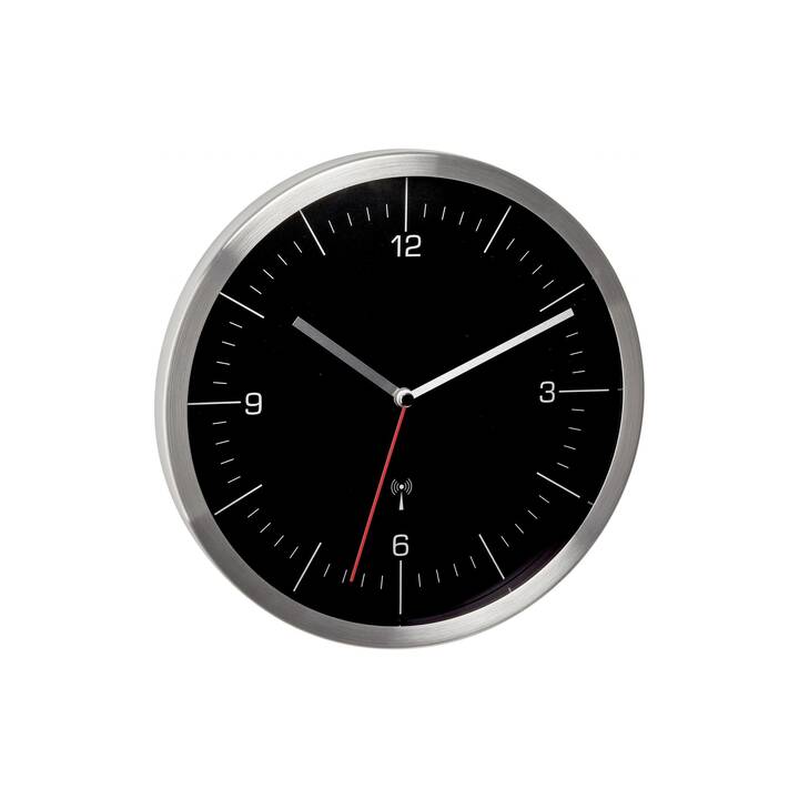 Edelstahl Tfa Dostmann Analoge Funkwanduhr TFA Wanduhr (Analog