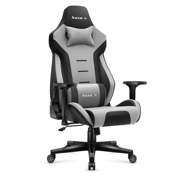 HUZARO Gaming Chaise Force 7.6 (Gris, Noir)